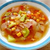 野菜たっぷりミネストローネ